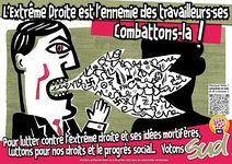 Fédération SUD Collectivités Territoriales : L'Extrême Droite est l'ennemie des travailleur·euse·s. Combattons-la !