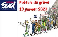 Fédération SUD Collectivités Territoriales : Retraite : préavis de grève national le 19 janvier 2023
